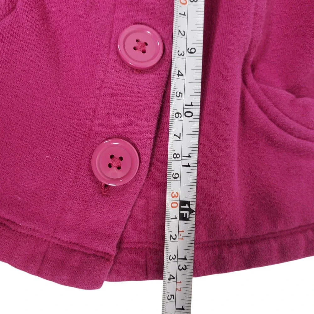 Old Navy Baby Girl Jacket‎ 6-12 Months Fuchsia  Pink Button Long Sleeve Coat